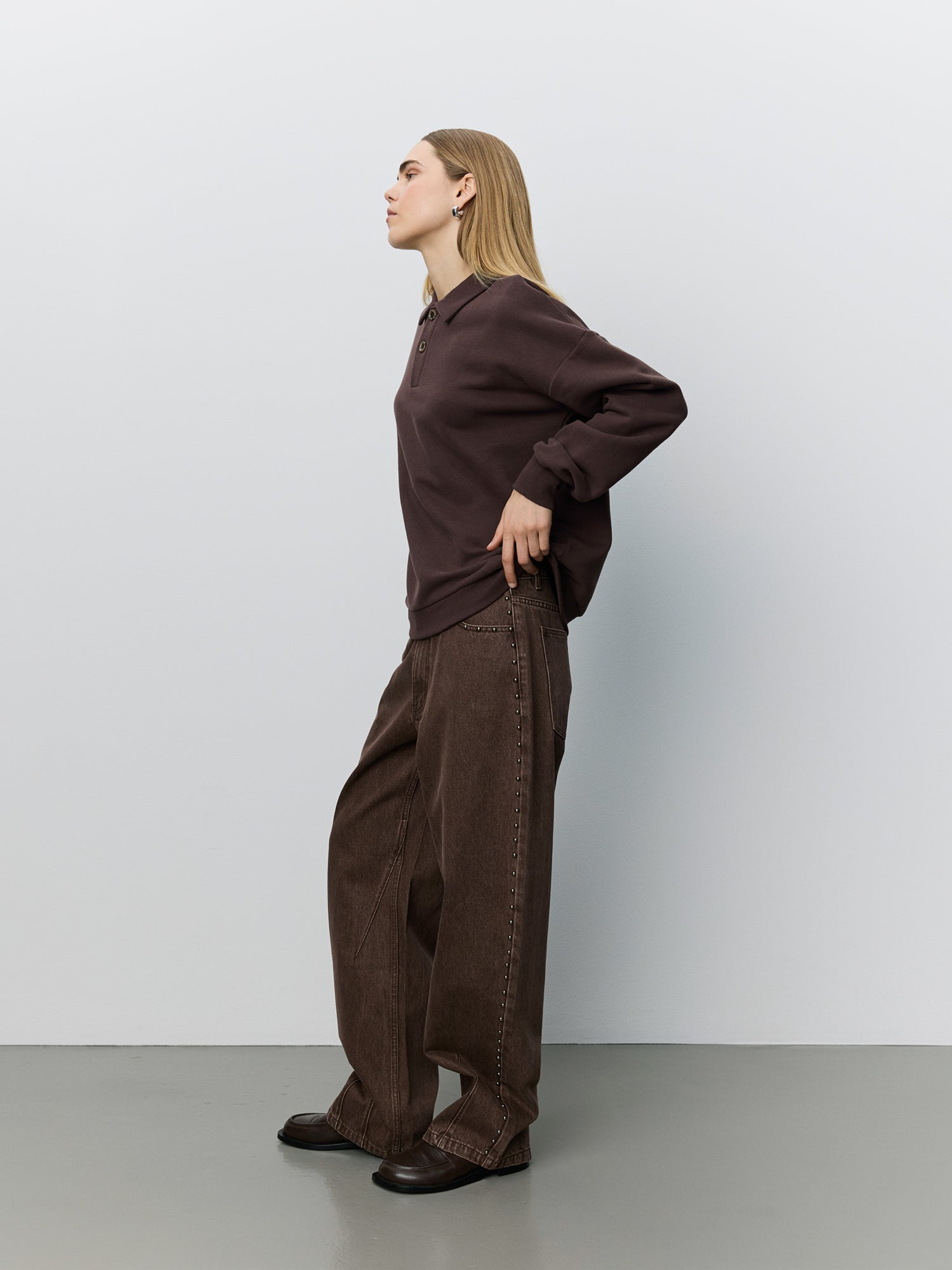 Sofie Schnoor WOMEN HAVANASW JEANS WITH RIVETS Jeans 9099 Middle Brown