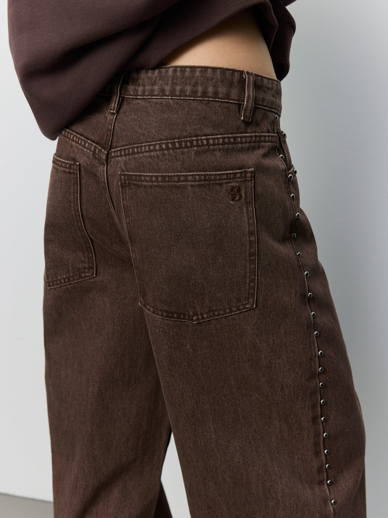 Sofie Schnoor WOMEN HAVANASW JEANS WITH RIVETS Jeans 9099 Middle Brown