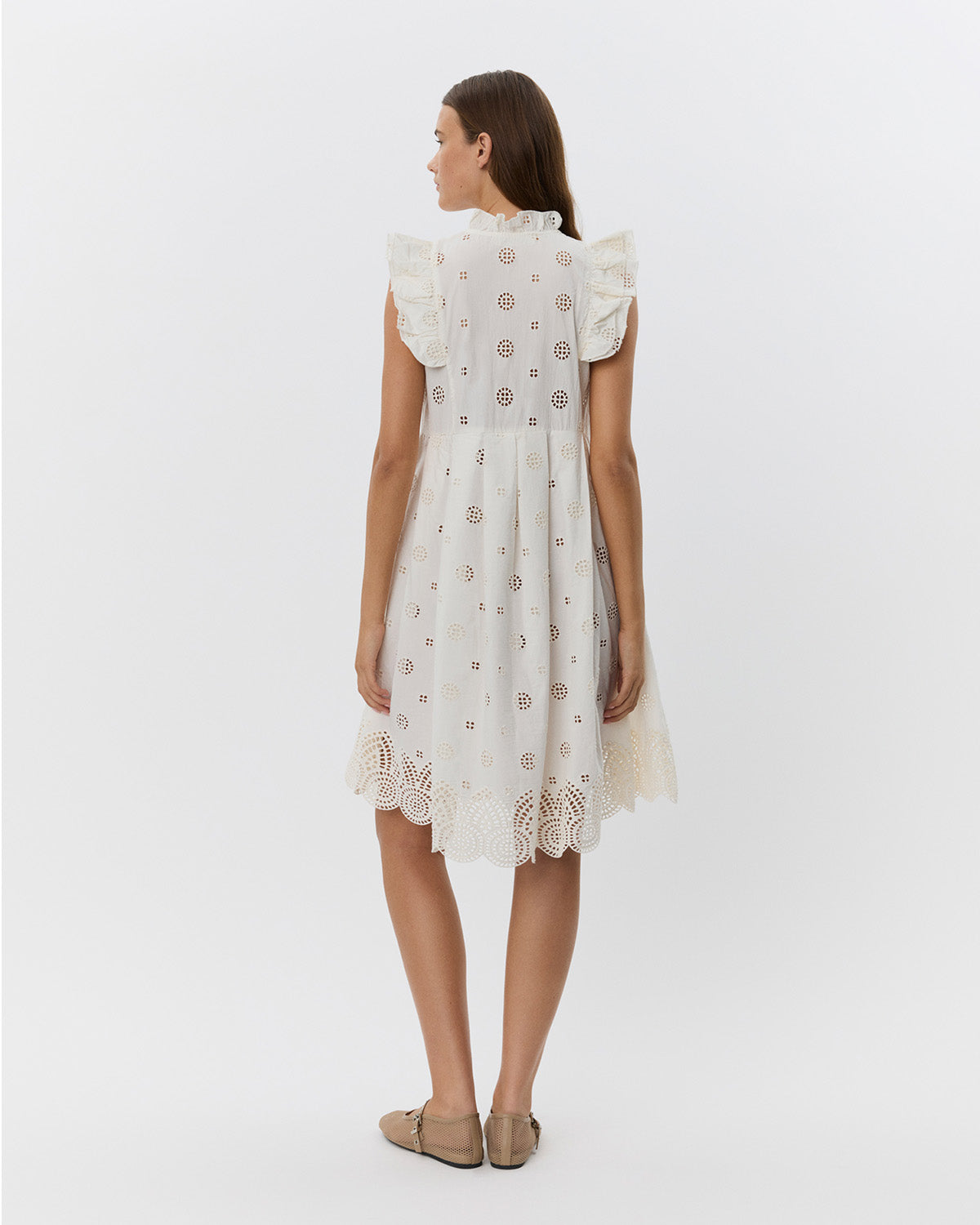 Sofie Schnoor WOMEN HELENASW DRESS Dress 0101 Off white