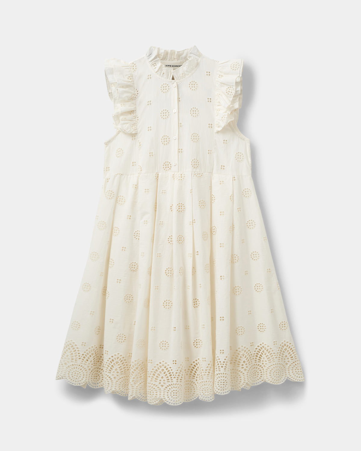 Sofie Schnoor WOMEN HELENASW DRESS Dress 0101 Off white