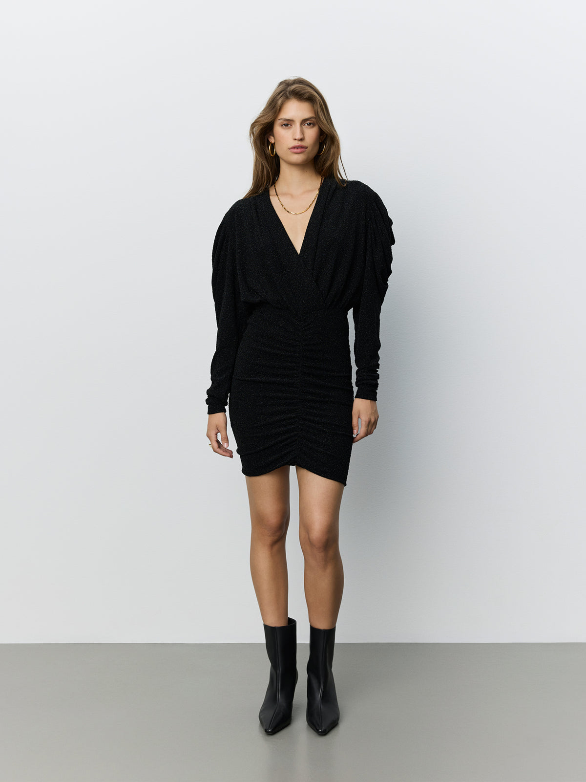 Sofie Schnoor WOMEN ILYASW GLITTER DRESS Dress 1003 Black glitter