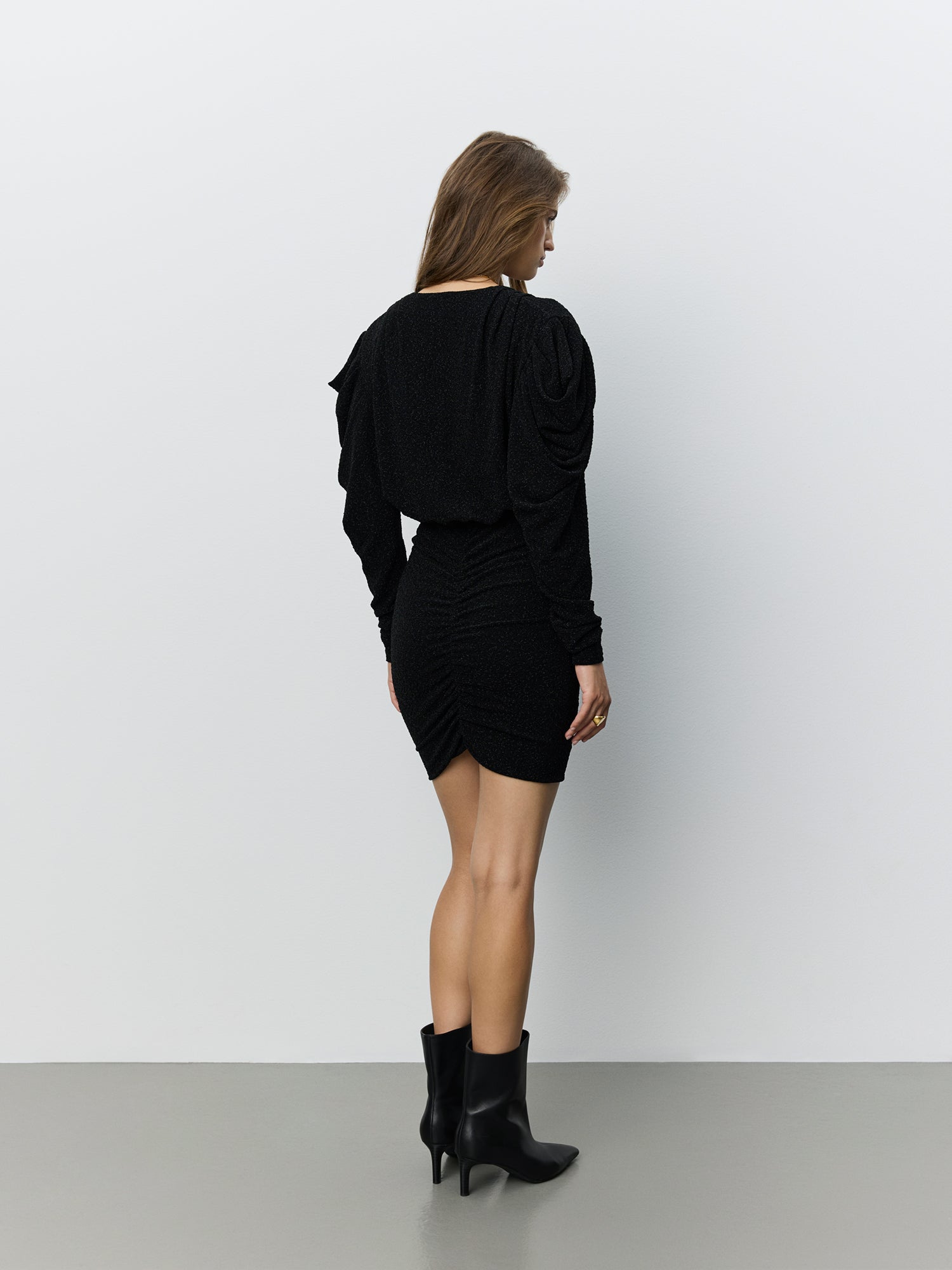 Sofie Schnoor WOMEN ILYASW GLITTER DRESS Dress 1003 Black glitter