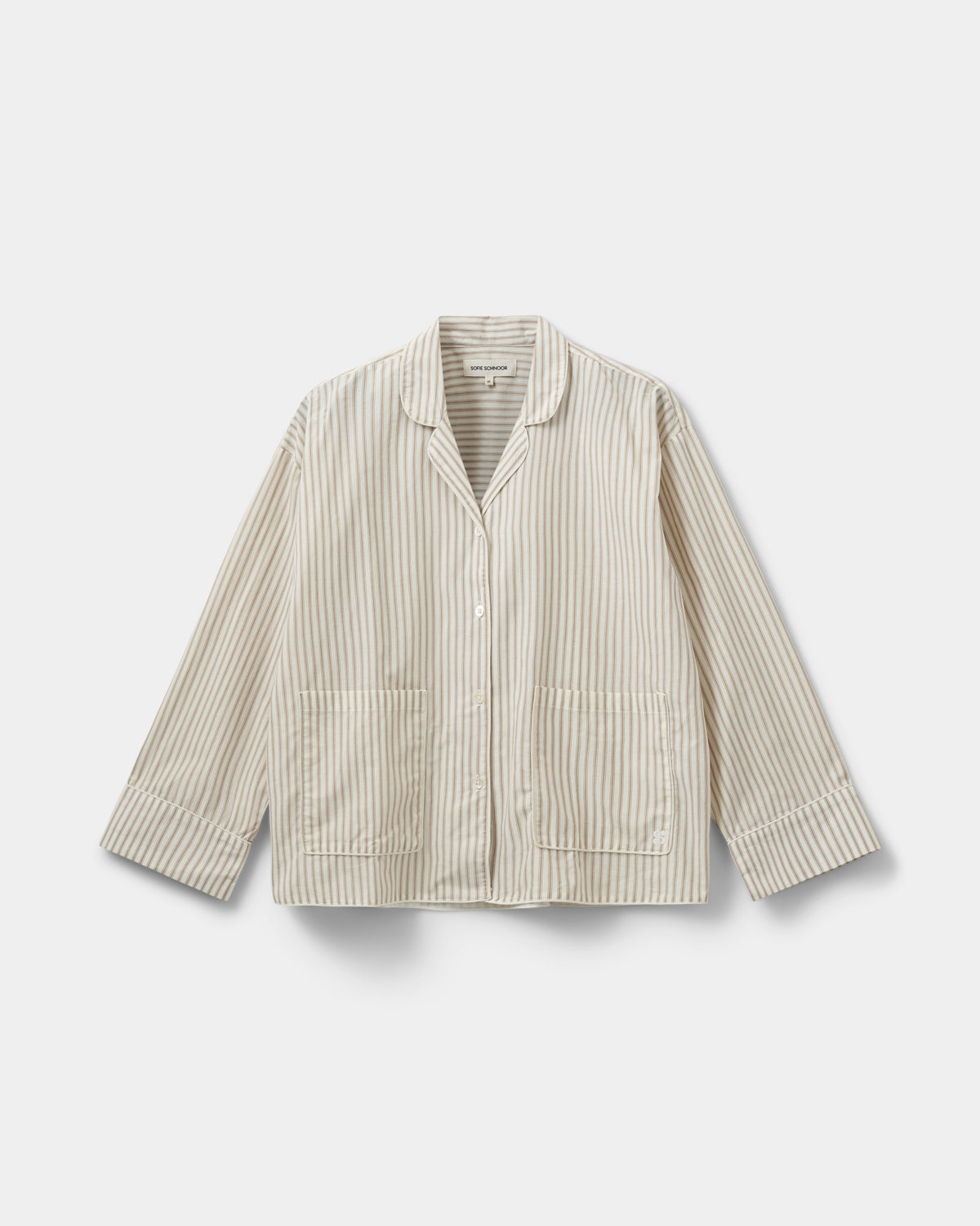 Sofie Schnoor WOMEN IMANASW SHIRT Shirt 7113 Brown Striped