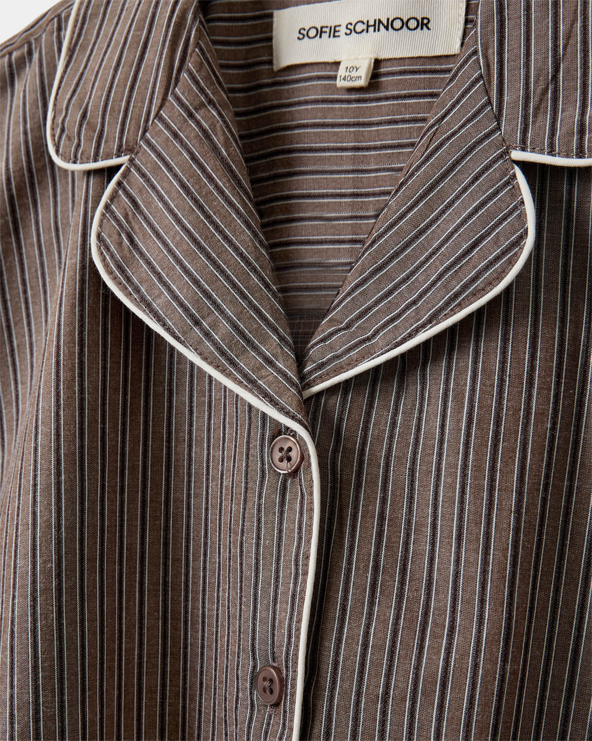 Sofie Schnoor YOUNG IMANASY SHIRT Shirt 7113 Brown Striped