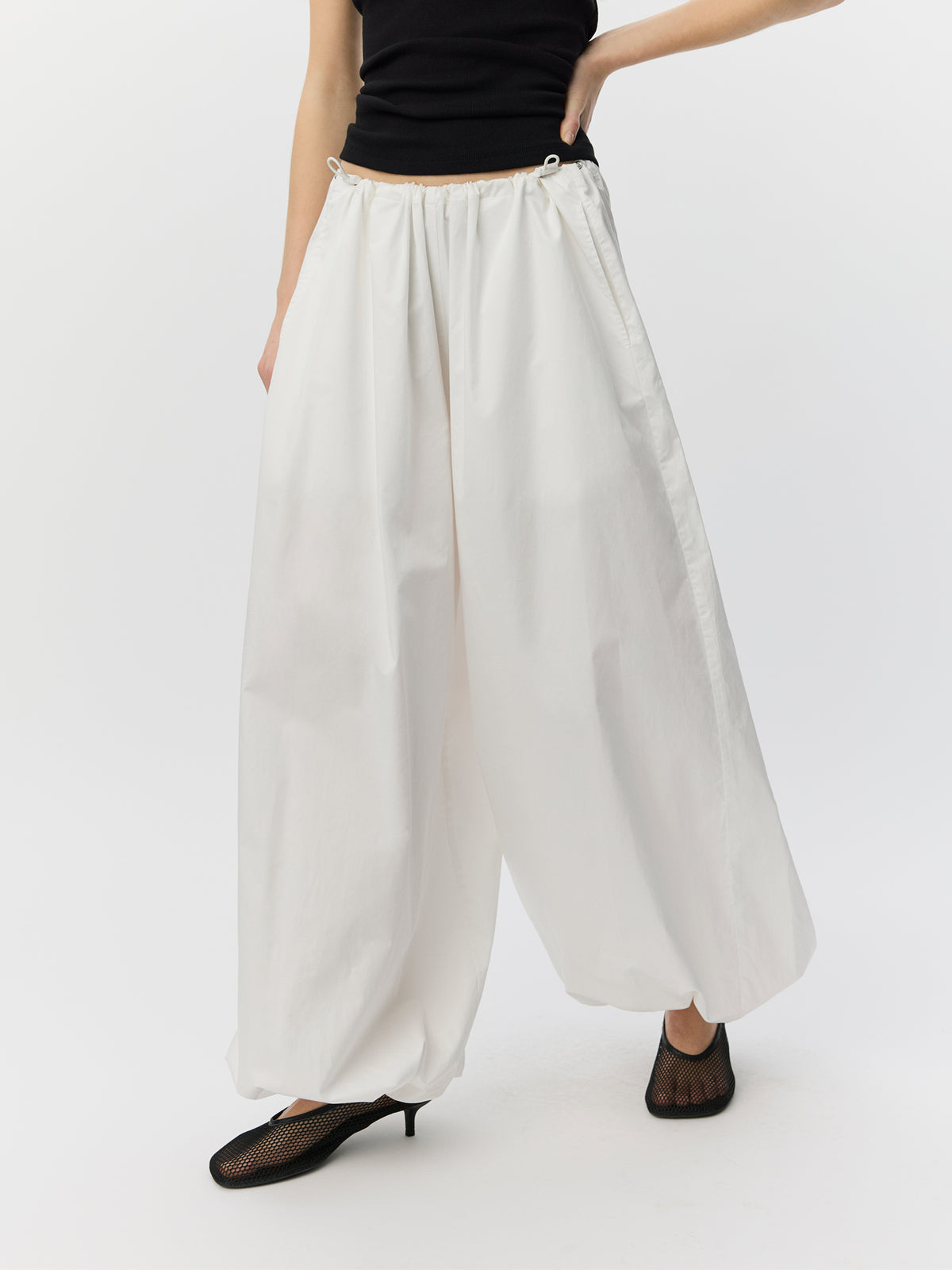 Sofie Schnoor WOMEN IMIRASW BALLOON SHAPE TROUSERS Trousers 0105 White