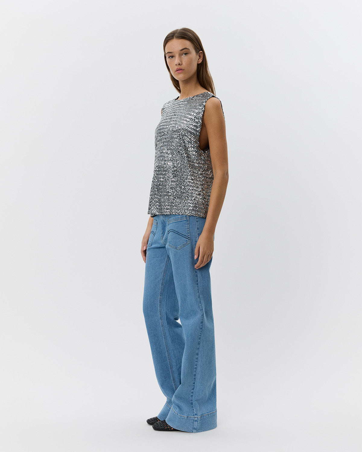 Sofie Schnoor WOMEN INAYASW TOP Top 8037 Silver