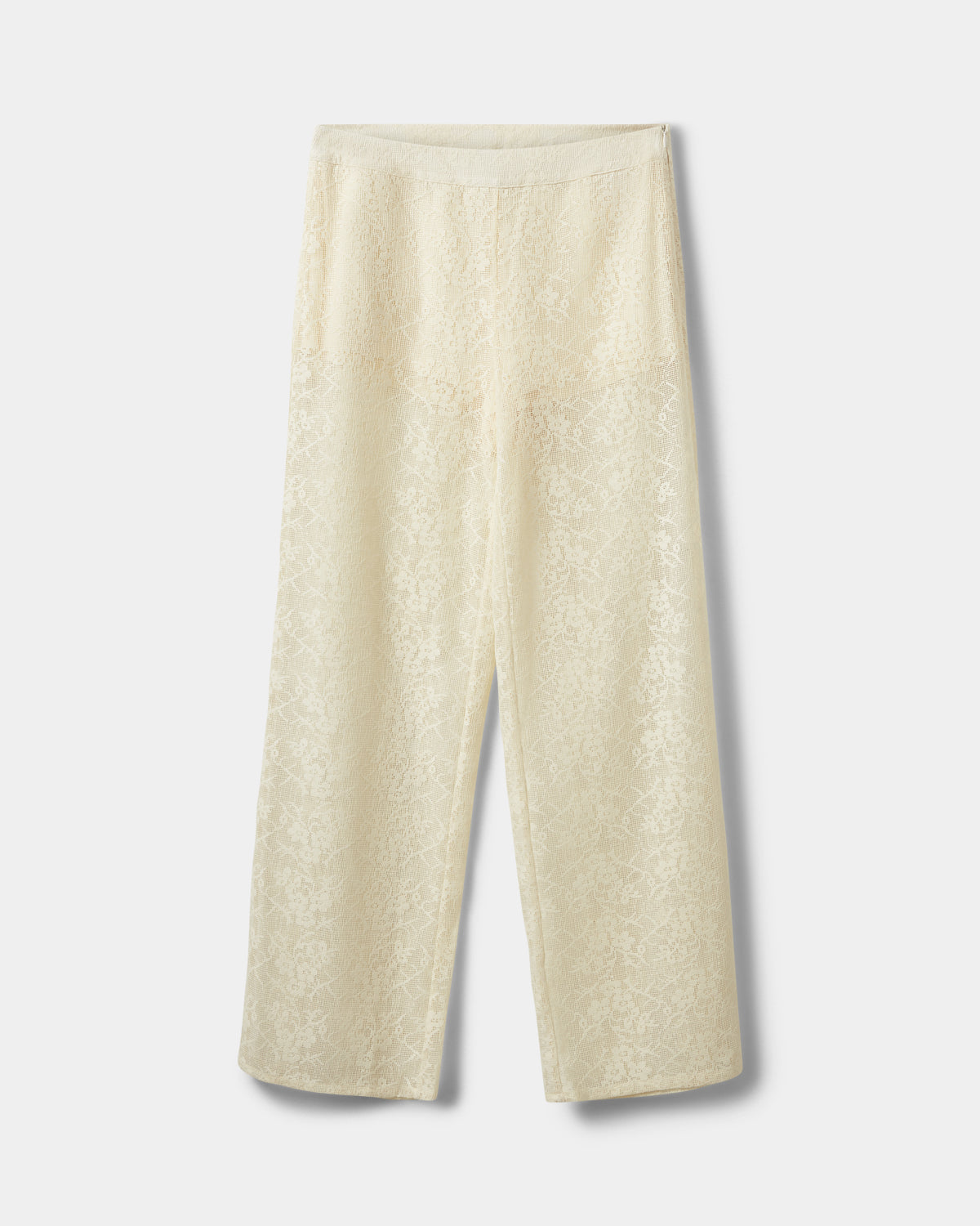 Sofie Schnoor WOMEN IVYSW CROCHET LACE TROUSERS Trousers 0159 Cream White