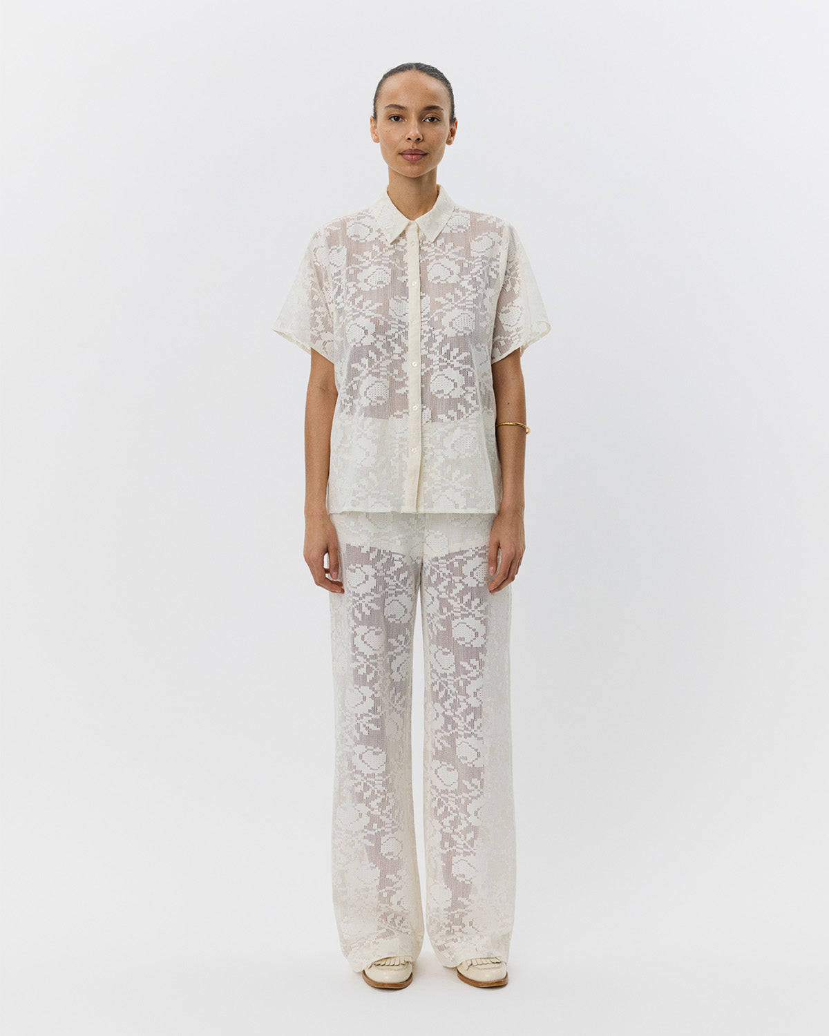 Sofie Schnoor WOMEN IVYSW TROUSERS Trousers 0101 Off white