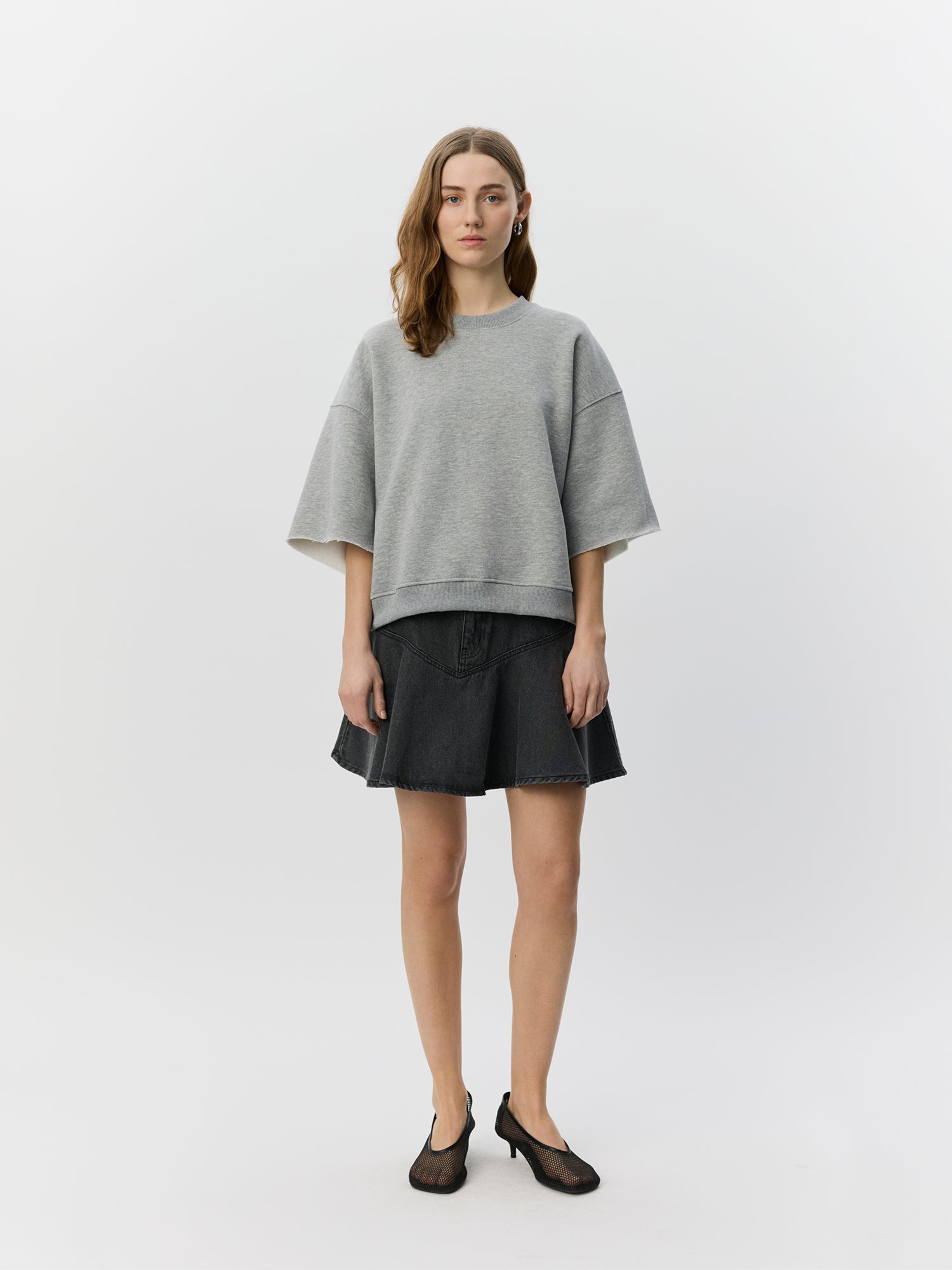 Sofie Schnoor WOMEN JACKYSW DENIM MINI SKIRT Skirt 1024 Black washed Denim