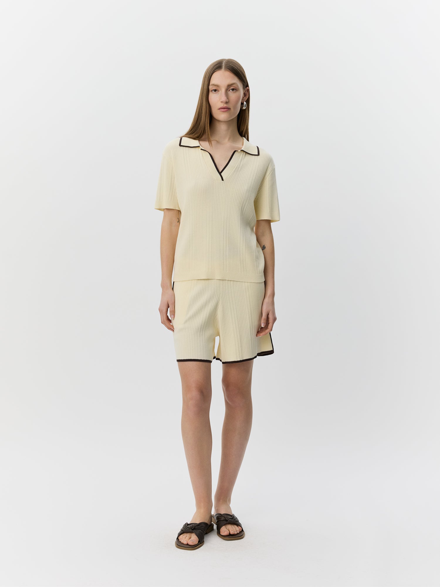 Sofie Schnoor WOMEN JAMIESW KNIT POLO Knit 0101 Off white