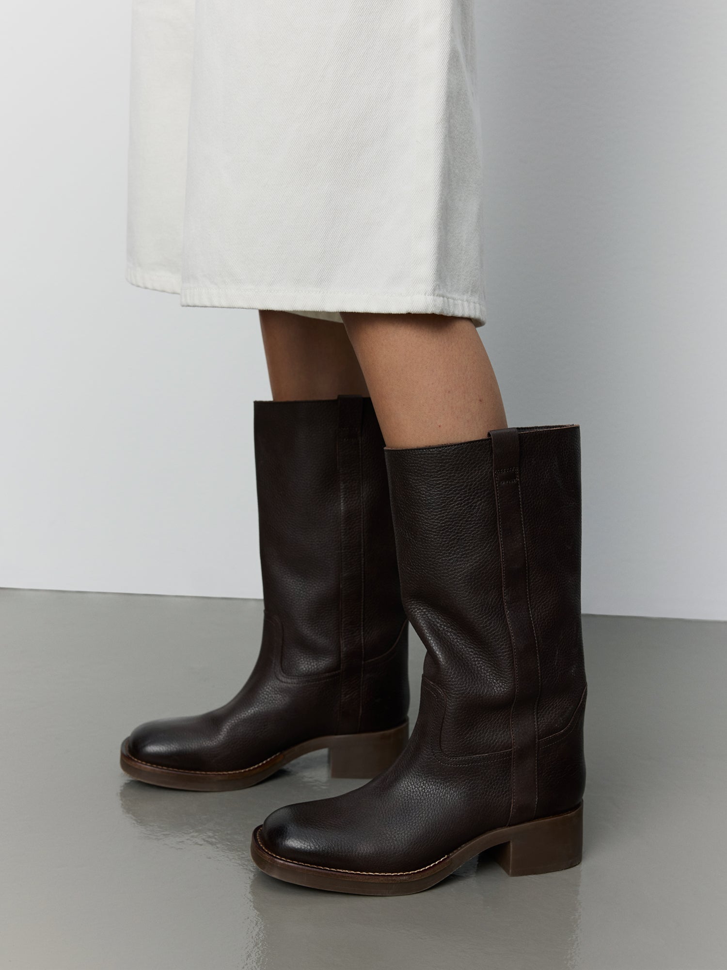 Sofie Schnoor WOMEN JOLENESW LEATHER BOOT Boot 7080 Dark brown