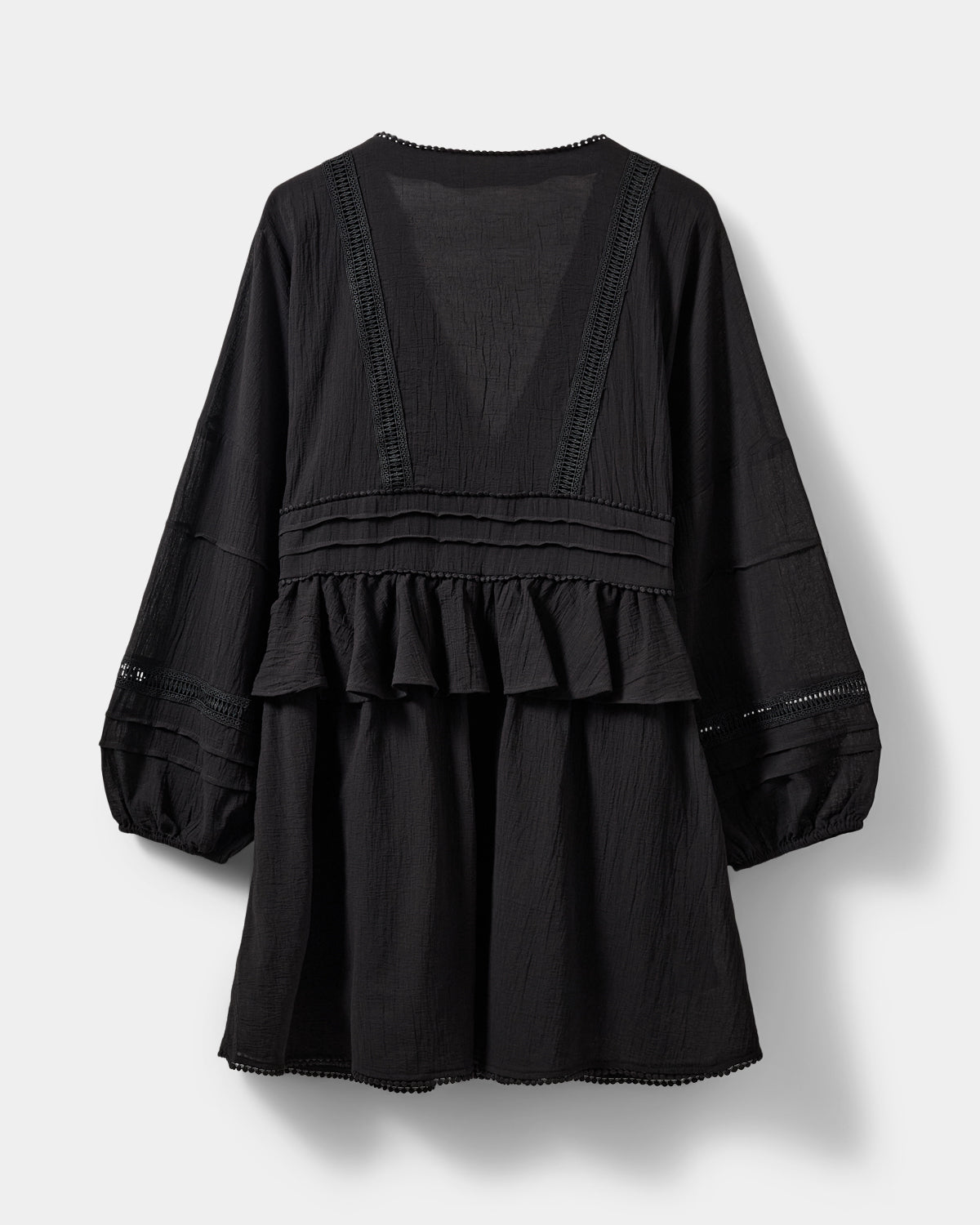 Sofie Schnoor WOMEN JOUVESW LACE DETAIL MIDI DRESS Dress 1000 Black