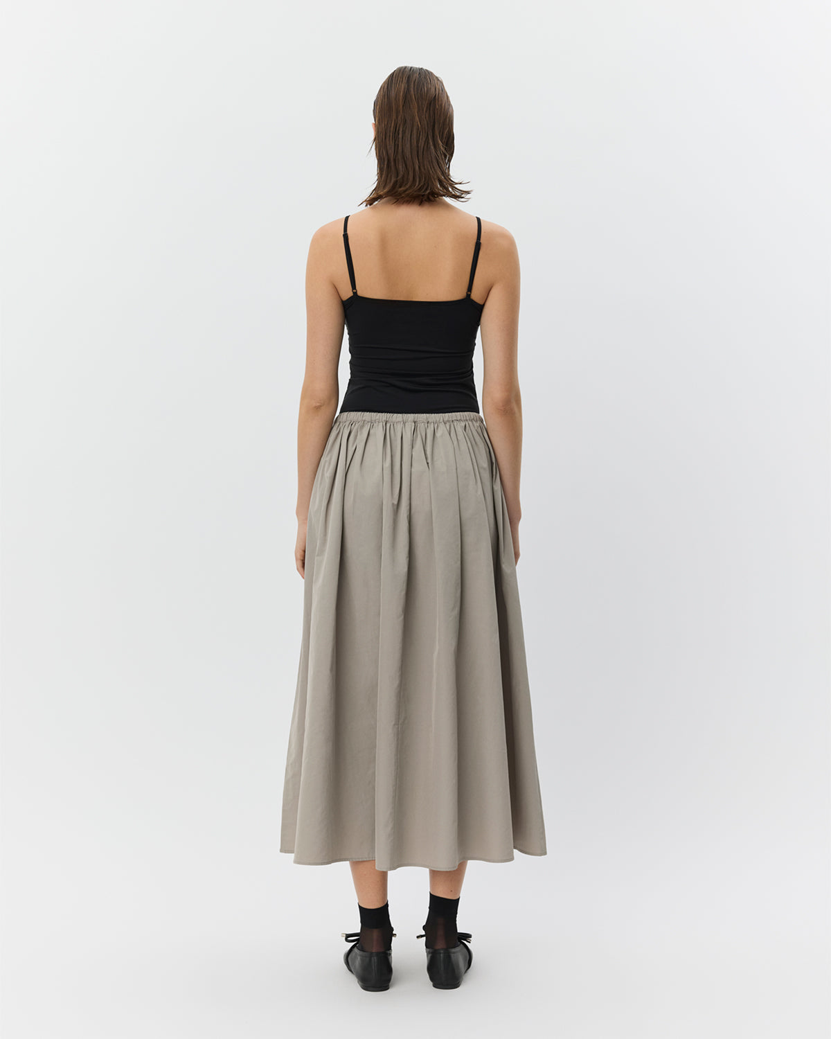 Sofie Schnoor WOMEN JUNEAUSW MIDI SKIRT Skirt 3072 Dusty green
