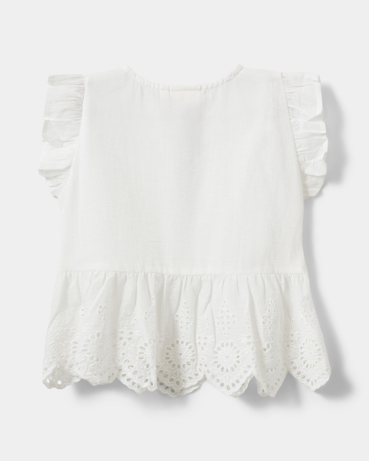 Sofie Schnoor KIDS JuiletteKB Blouse Blouse 0124 Snow white