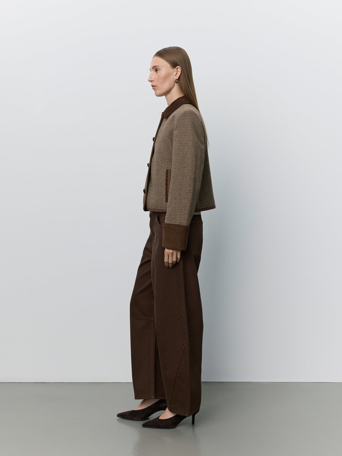 Sofie Schnoor WOMEN KAMIKKASW SHORT JACKET Jacket 9007 Brown check