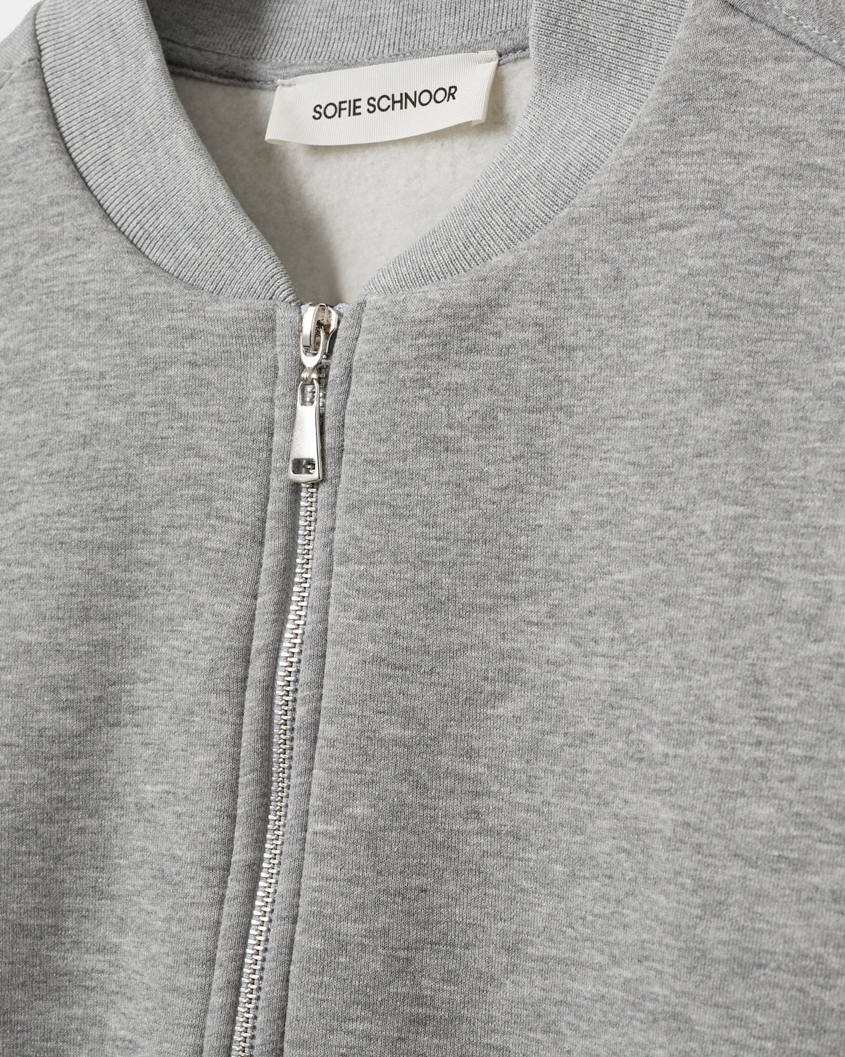 Sofie Schnoor WOMEN KATIESW SWEAT BOMBER JACKET Hoodie 8000 Grey Melange