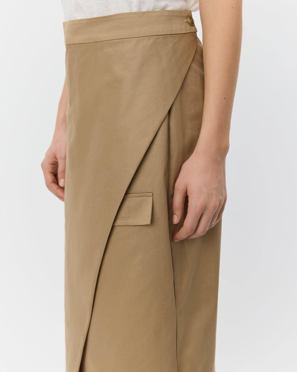 Sofie Schnoor WOMEN KATRINESW MIDI WRAP SKIRT Skirt 7012 Camel