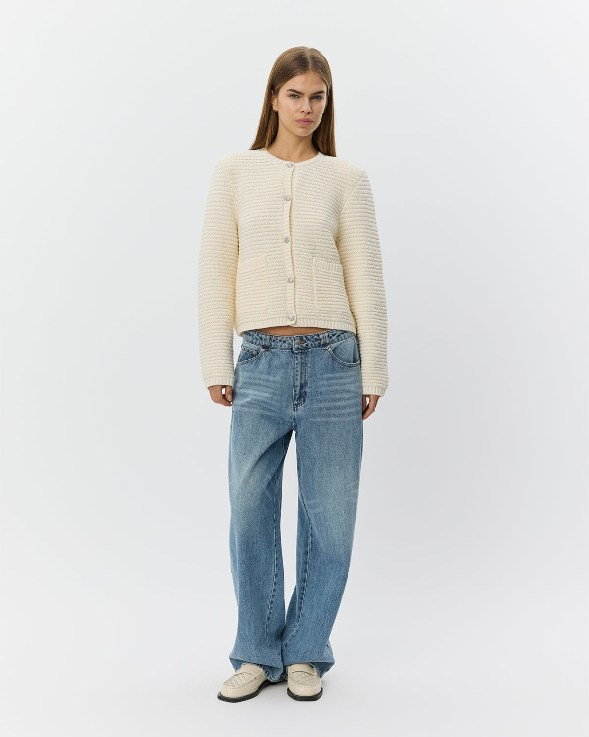 Sofie Schnoor WOMEN KYRASW KNIT CARDIGAN Cardigan 0101 Off white