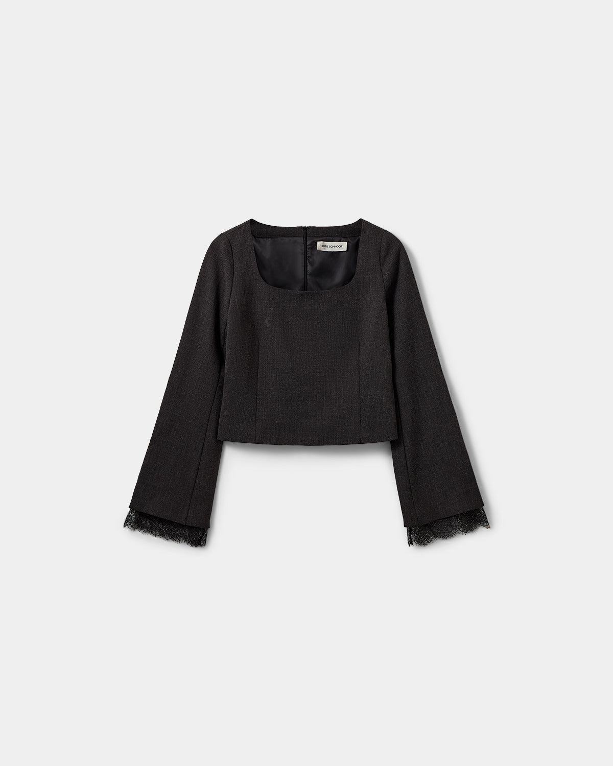Sofie Schnoor WOMEN LACCOSW SUITING BLOUSE Blouse 8011 Dark grey melange