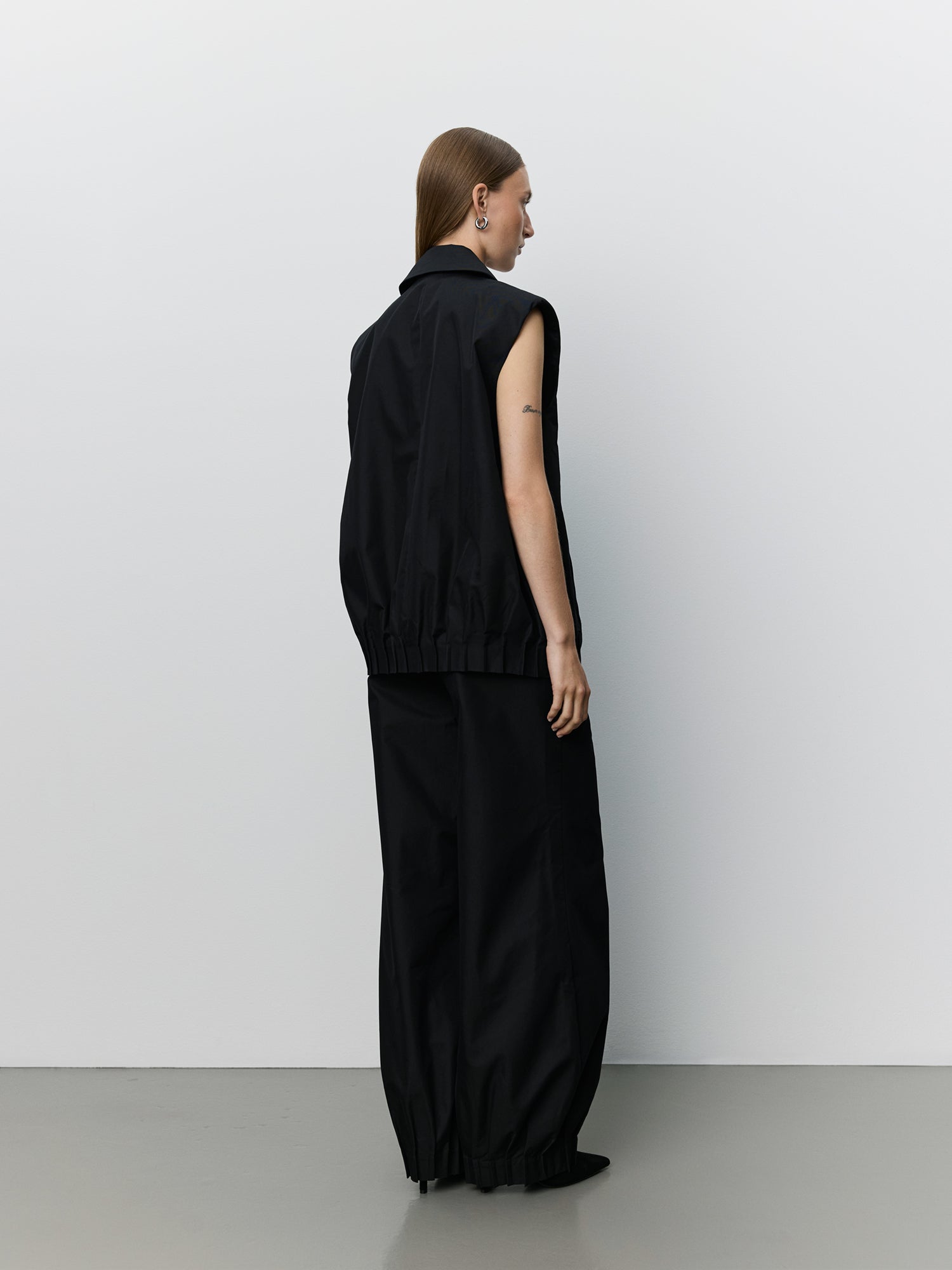Sofie Schnoor WOMEN LANEASW PLEATED HEM VEST Vest 1000 Black
