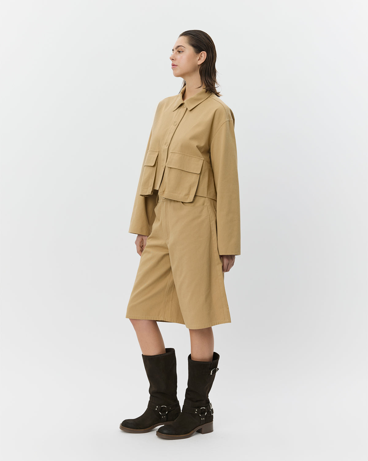 Sofie Schnoor WOMEN LARKSW SHORT SHIRT JACKET Jacket 7012 Camel