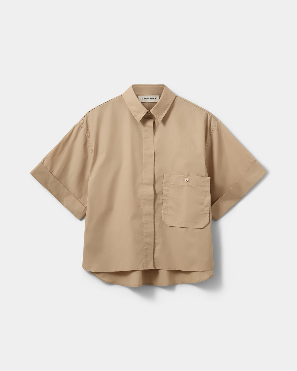 Sofie Schnoor WOMEN LEANASW SHORT SLEEVE SHIRT Shirt 7015 Beige