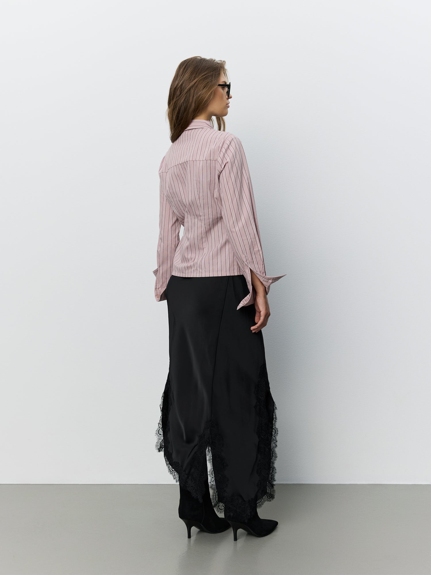 Sofie Schnoor WOMEN LIANUSW STRIPED SHIRT Shirt 7173 Dusty Plum Sripe