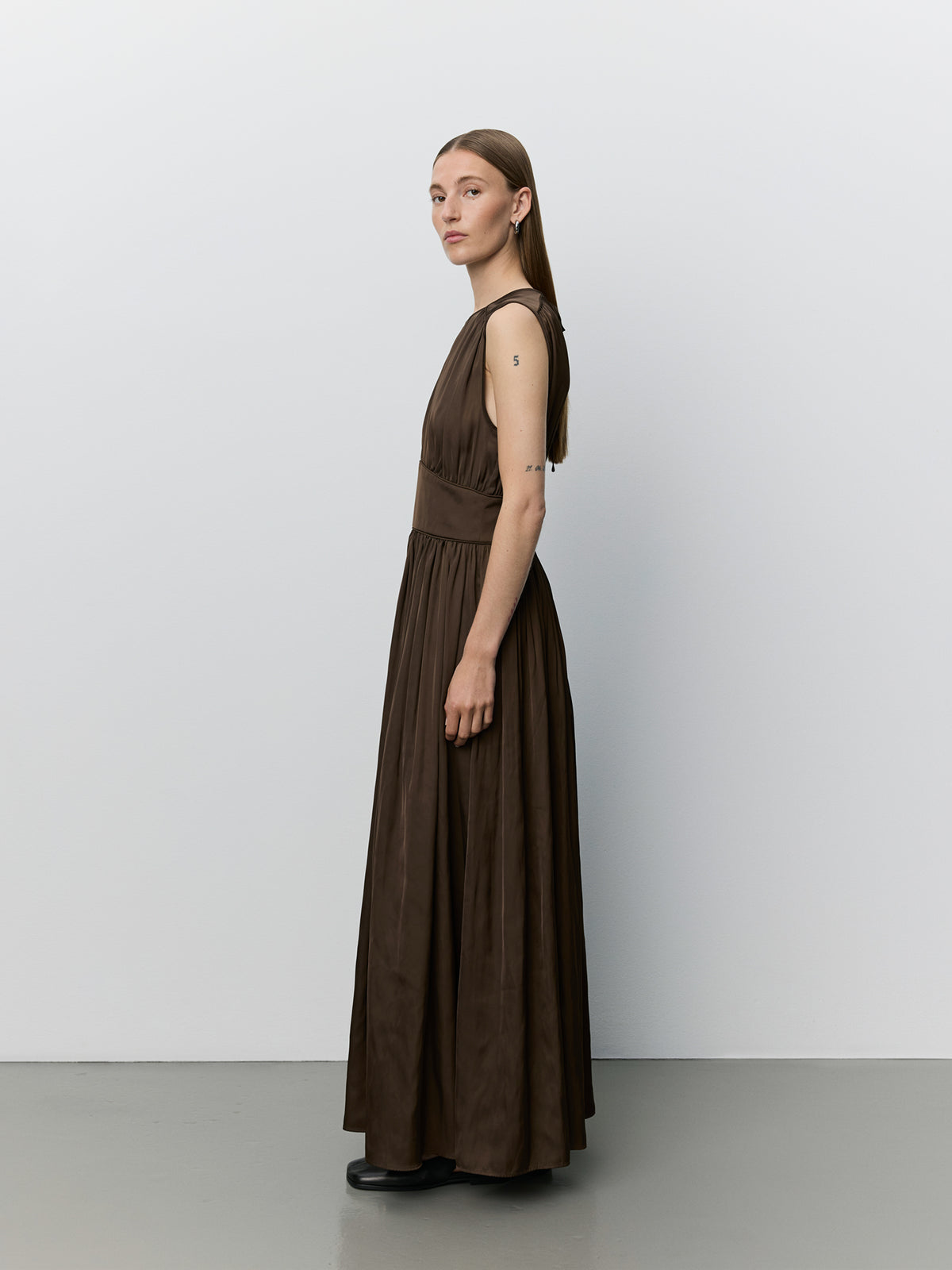Sofie Schnoor WOMEN LINSW MAXI DRESS Dress 7162 Intense Brown
