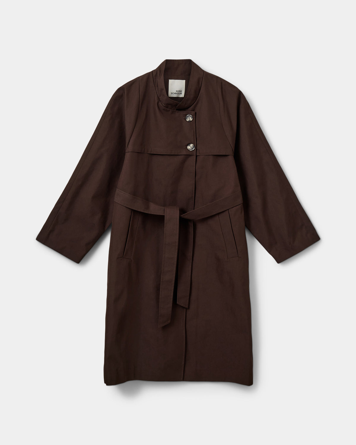 Sofie Schnoor WOMEN LIZZYSW COAT Coat 7025 Dark brown