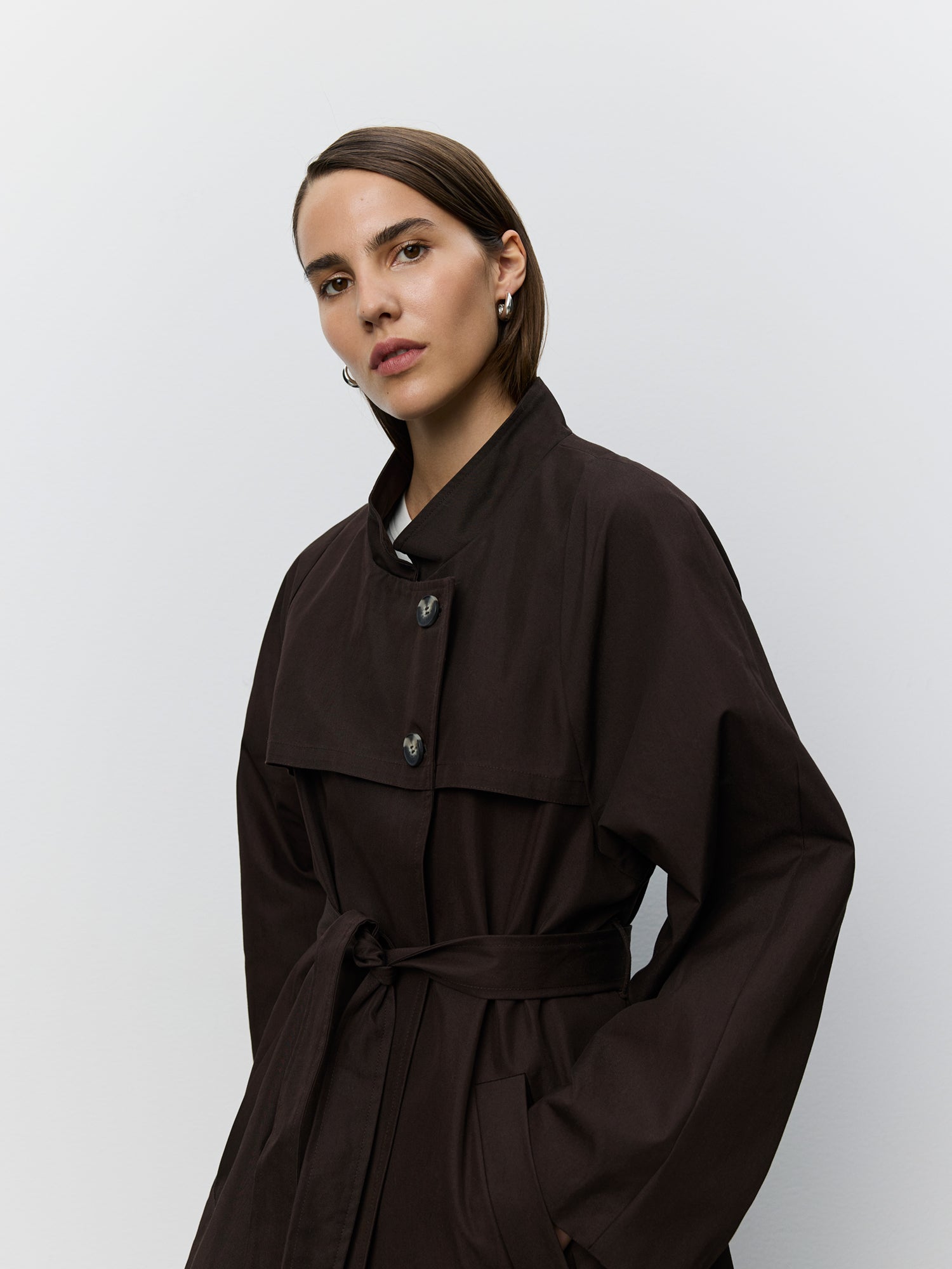 Sofie Schnoor WOMEN LIZZYSW COAT Coat 7025 Dark brown