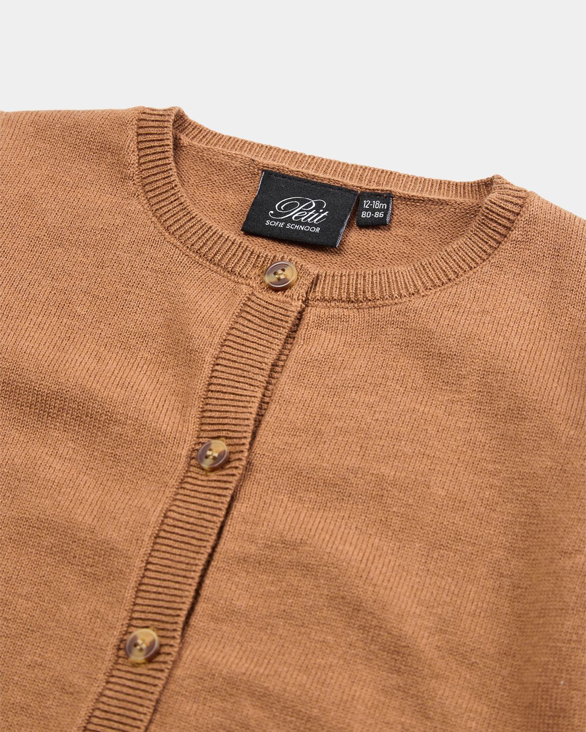 Sofie Schnoor KIDS LOWASB CARDIGAN Cardigan 7043 Dusty Brown