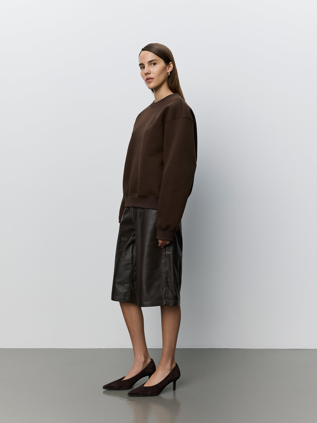 Sofie Schnoor WOMEN LUSIASW SWEATSHIRT Sweatshirt 7129 Brown Fudge