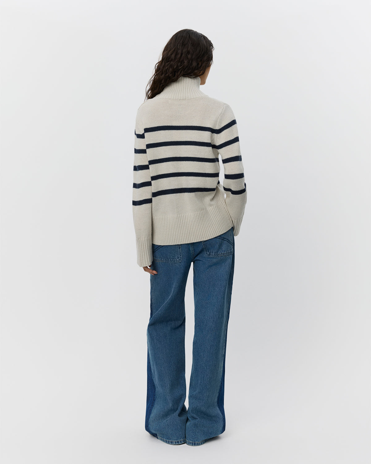 Sofie Schnoor WOMEN MARGARETSW SWEATER Sweater 8048 Grey Striped
