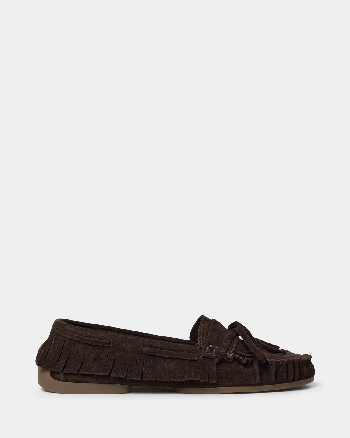 Sofie Schnoor WOMEN MARGITSW FRINGE SHOE Moccasin 7080 Dark brown
