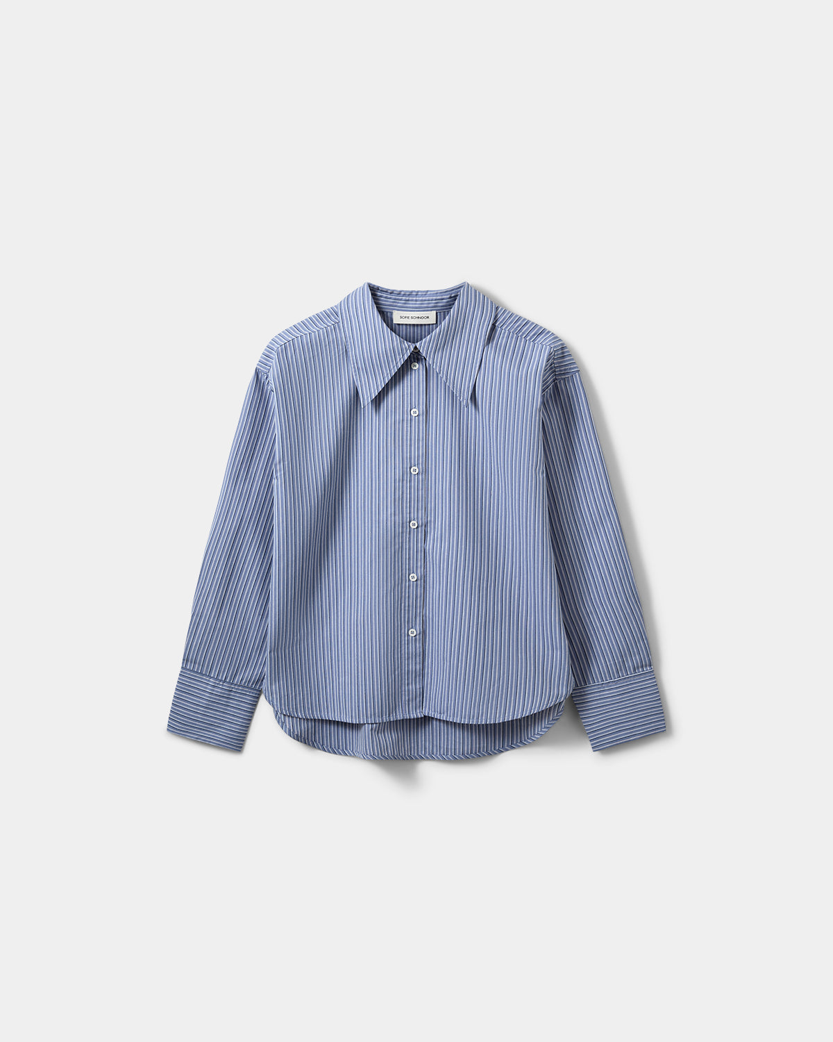 Sofie Schnoor WOMEN MASHASW STRIPED SHIRT Shirt 5080 Dusty blue