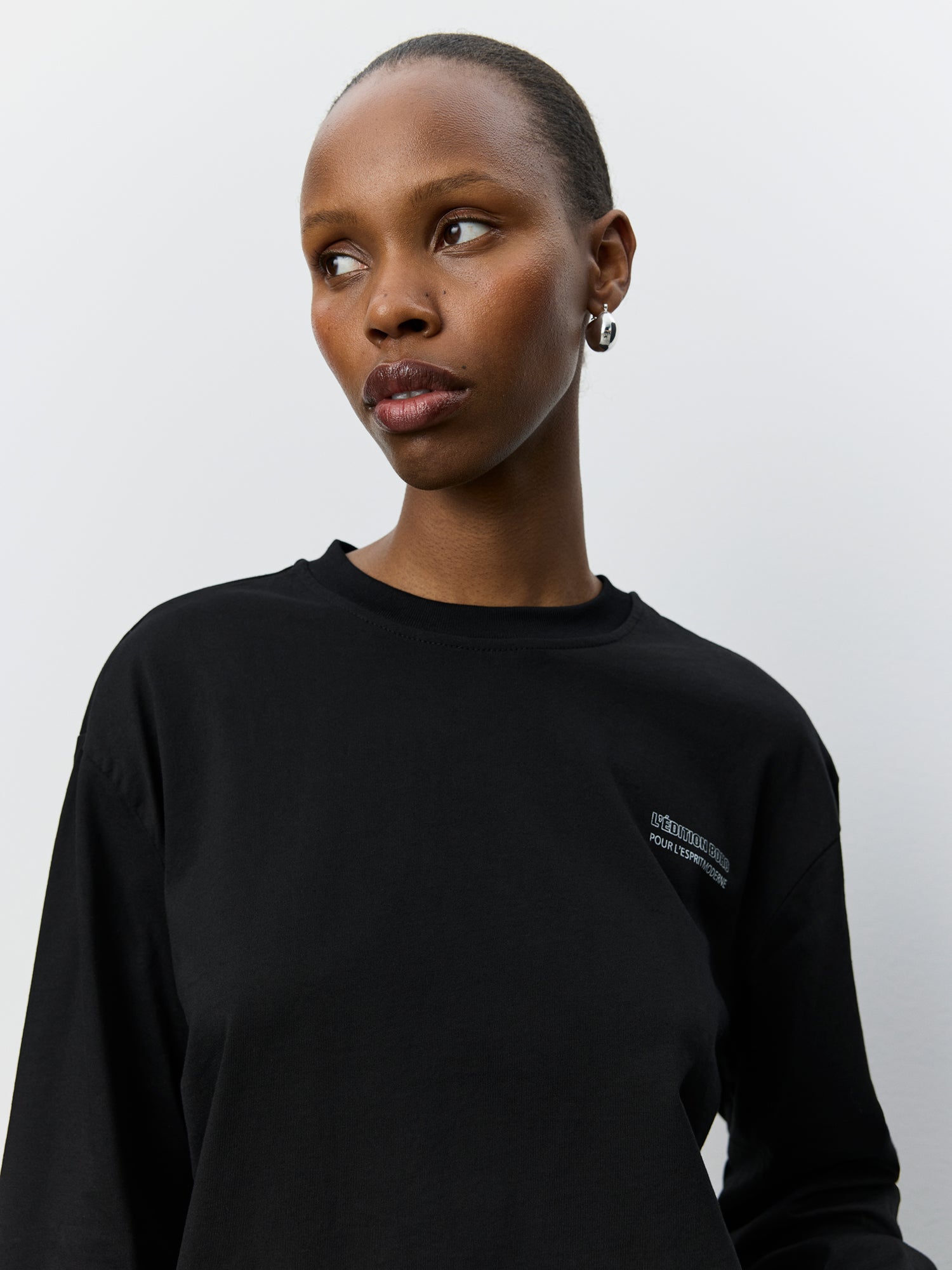 Sofie Schnoor WOMEN MASYSW BOXY T-SHIRT T-shirt Long Sleeve 1000 Black