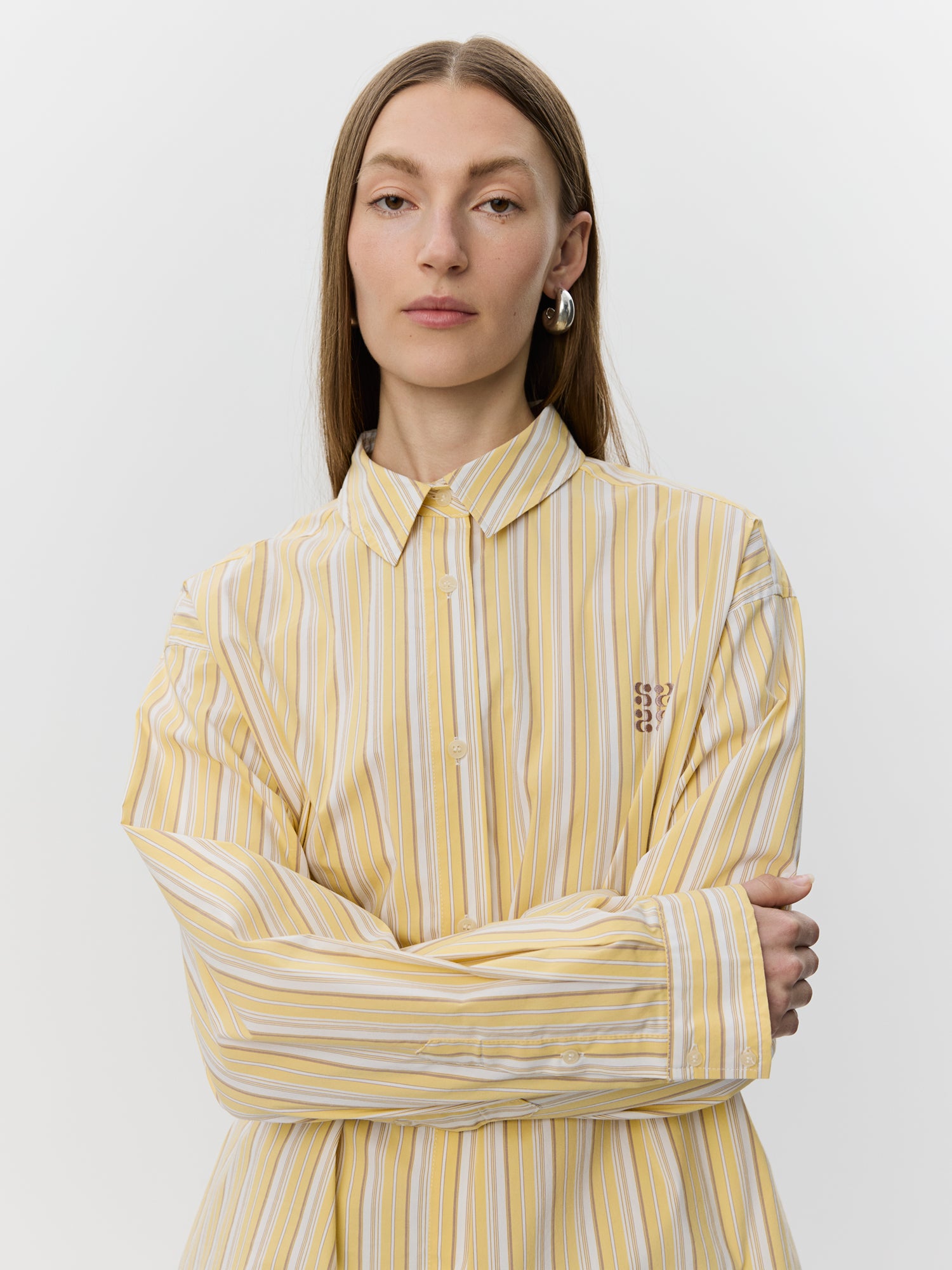 Sofie Schnoor WOMEN MERCYSW OVERSIZED SHIRT Shirt 2026 Light yellow