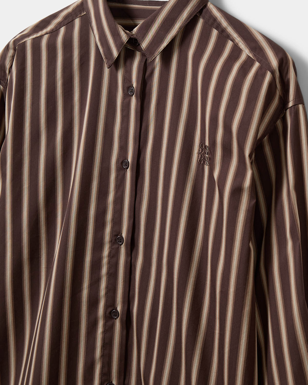 Sofie Schnoor WOMEN MERCYSW OVERSIZED SHIRT Shirt 7113 Brown Striped