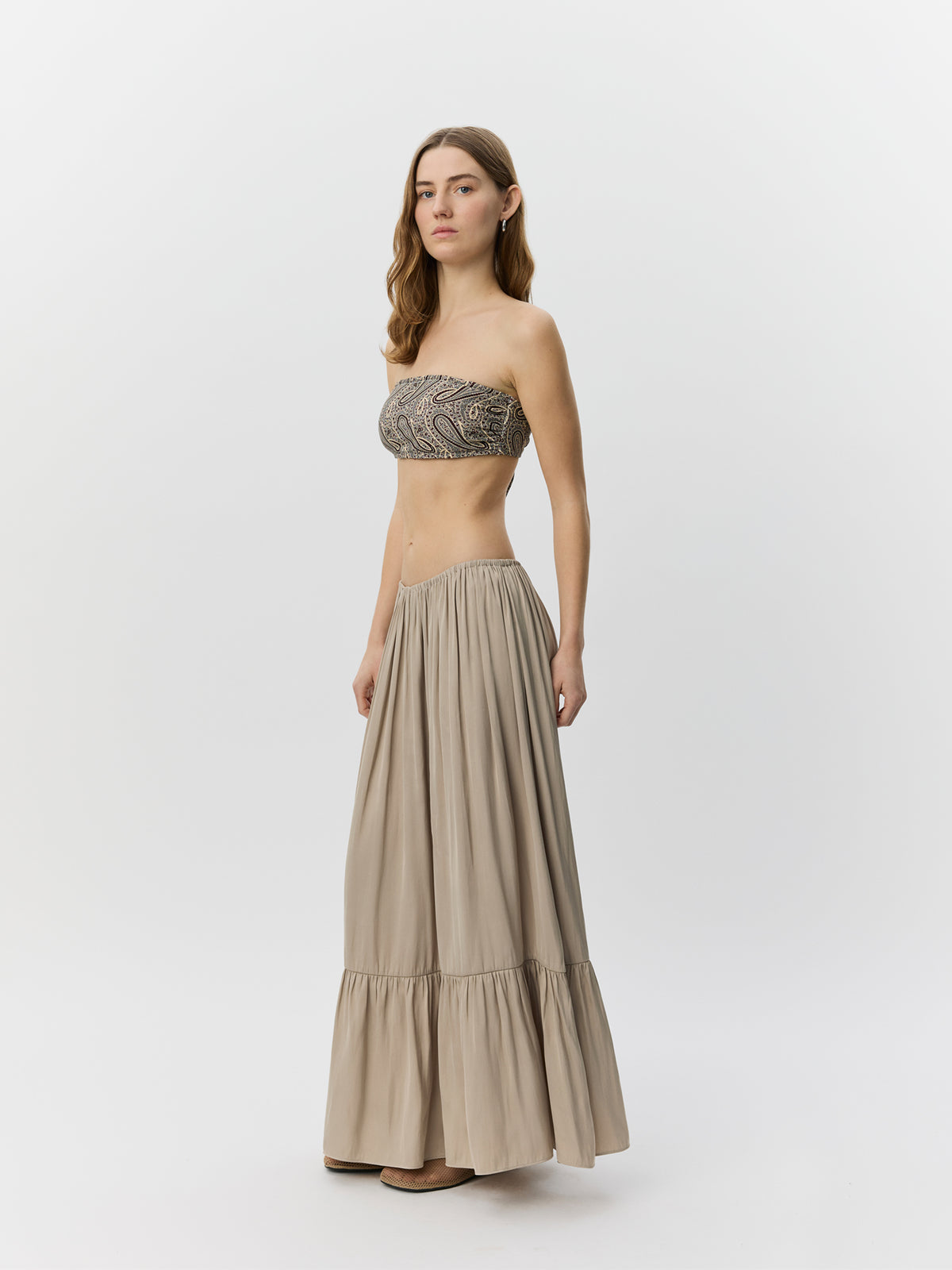 Sofie Schnoor WOMEN MILIASW MAXI SKIRT Skirt 8058 Feather Gray