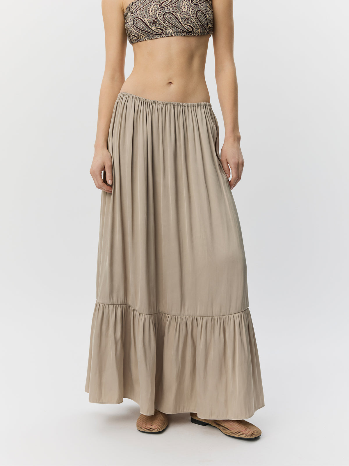 Sofie Schnoor WOMEN MILIASW MAXI SKIRT Skirt 8058 Feather Gray