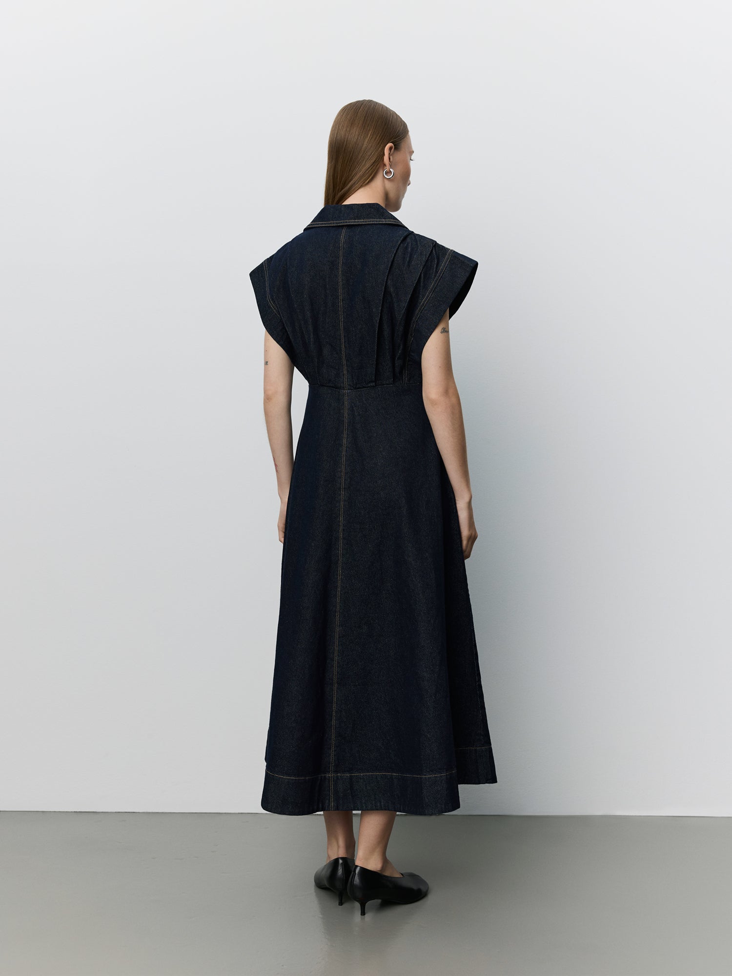 Sofie Schnoor WOMEN MINERASW DENIM DRESS Dress 5090 Dark denim blue