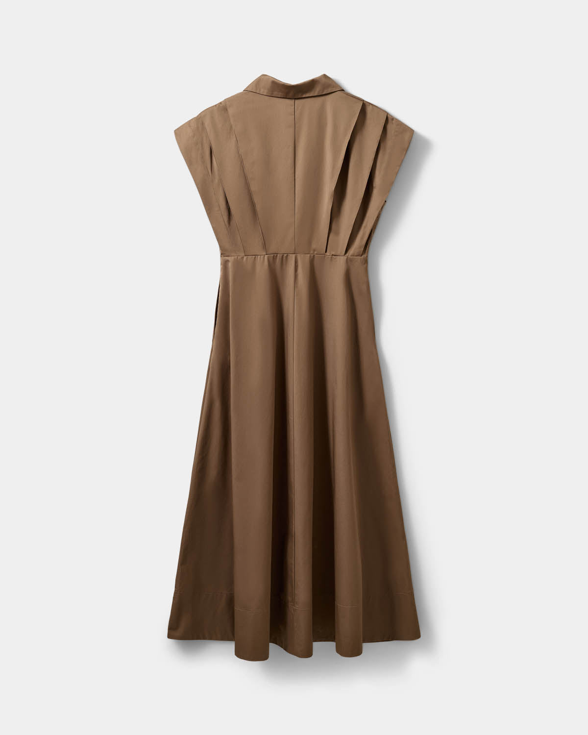 Sofie Schnoor WOMEN MINERASW LONG DRESS WITH PLEATS Dress 9099 Middle Brown