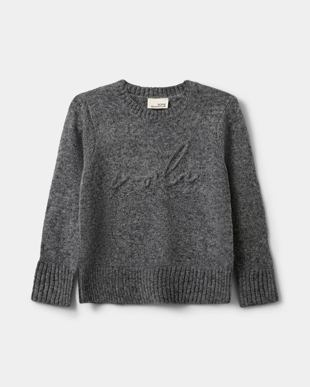 Sofie Schnoor KIDS MINNIKKB KNIT Knit 8011 Dark grey melange
