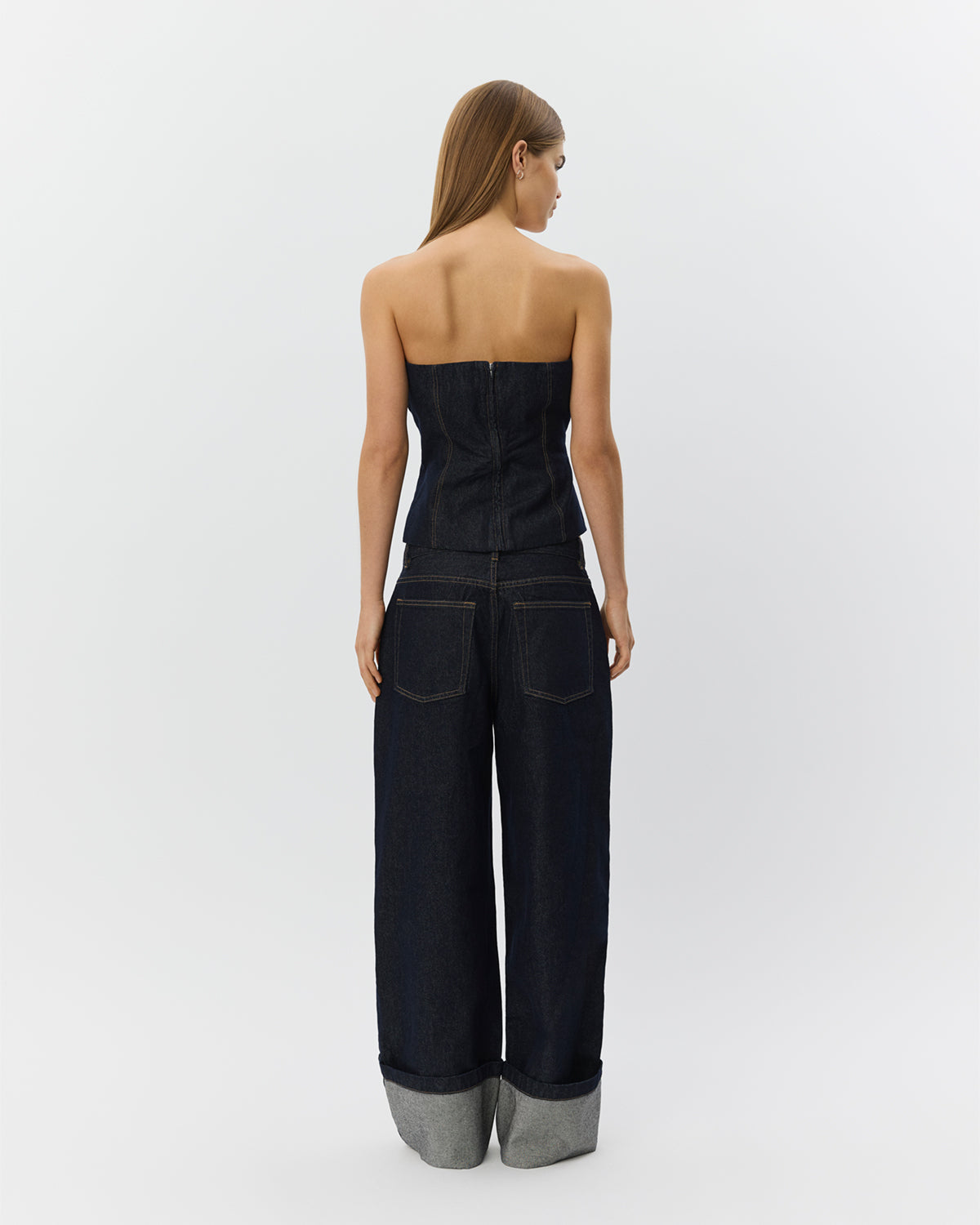 Sofie Schnoor WOMEN MISHASW RAW DENIM JEANS Jeans 5090 Dark denim blue
