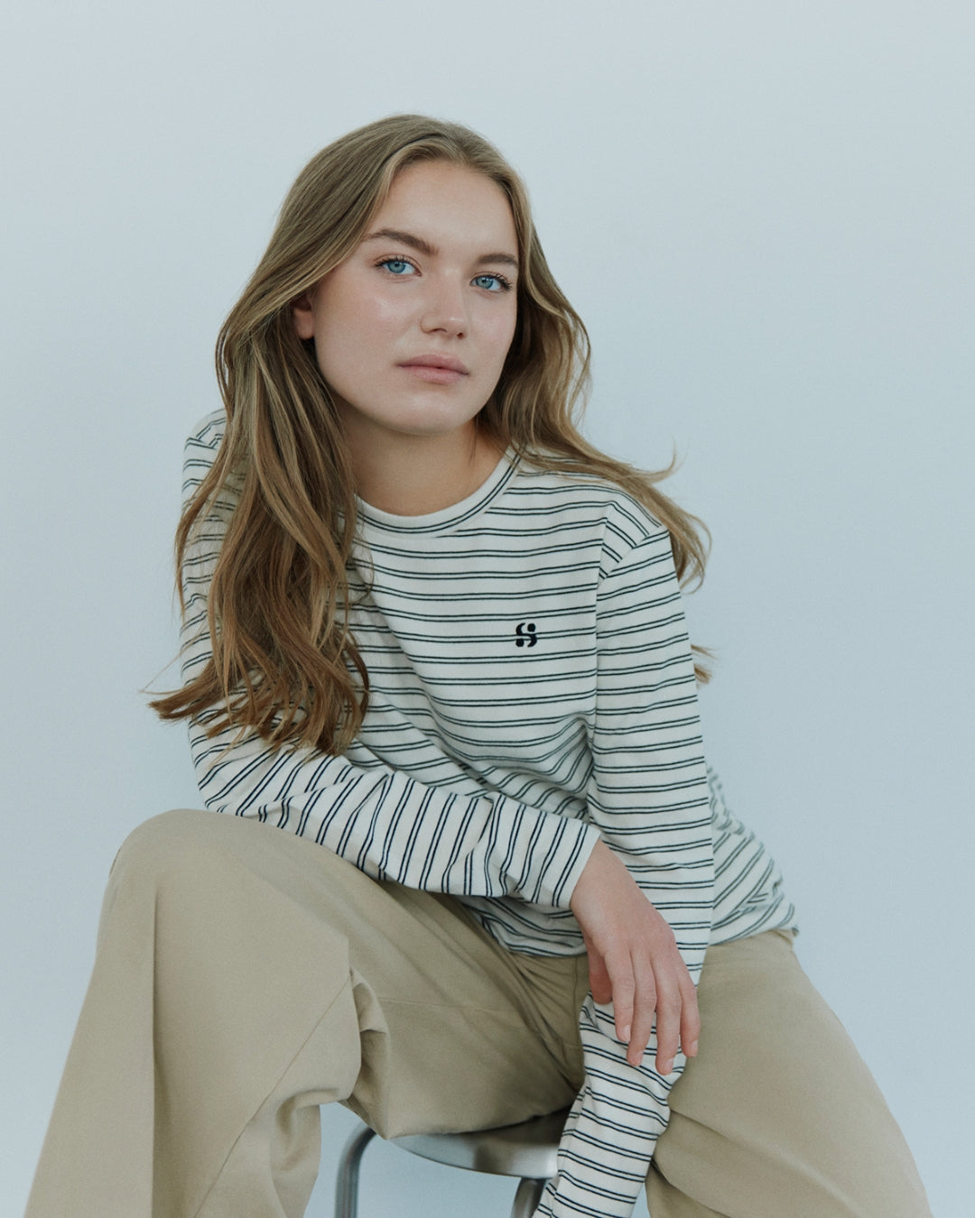 Sofie Schnoor YOUNG MasySY T-shirt T-shirt Long Sleeve 0101 Off white