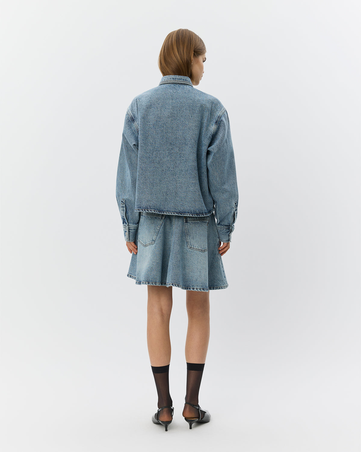 Sofie Schnoor WOMEN NASHSW DENIM BOXY SHIRT JACKET Jacket 5036 Blue