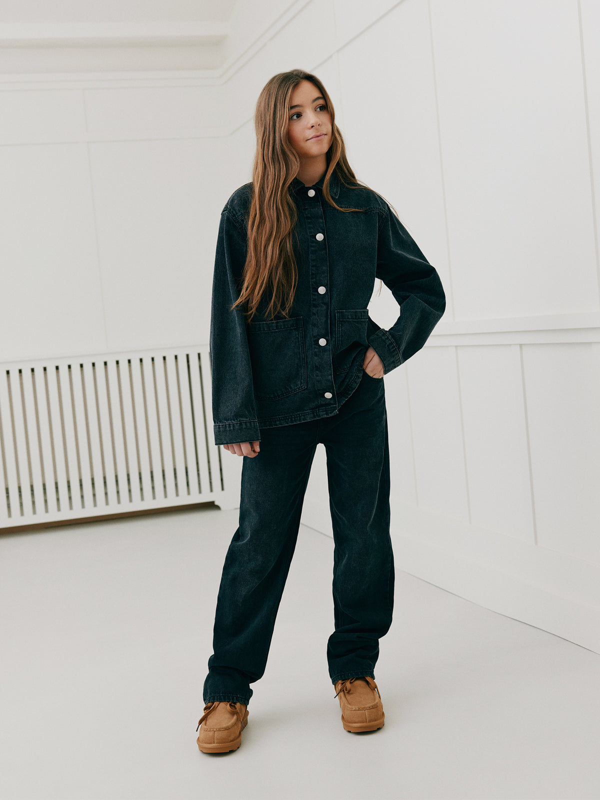 Sofie Schnoor YOUNG NASHSY SHIRT Shirt 1015 Washed black