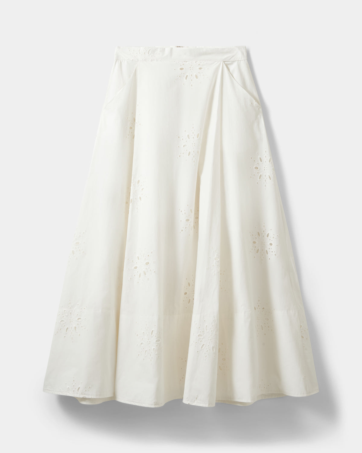 Sofie Schnoor WOMEN NOORSW BRODERIE ANGLAISE MAXI SKIRT Skirt 0124 Snow white