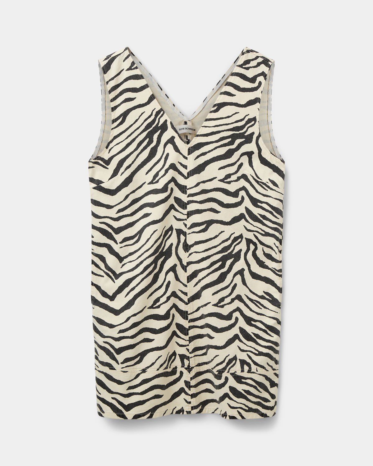 Sofie Schnoor WOMEN OLYMPESW ZEBRA DRESS Dress 2026 Light yellow