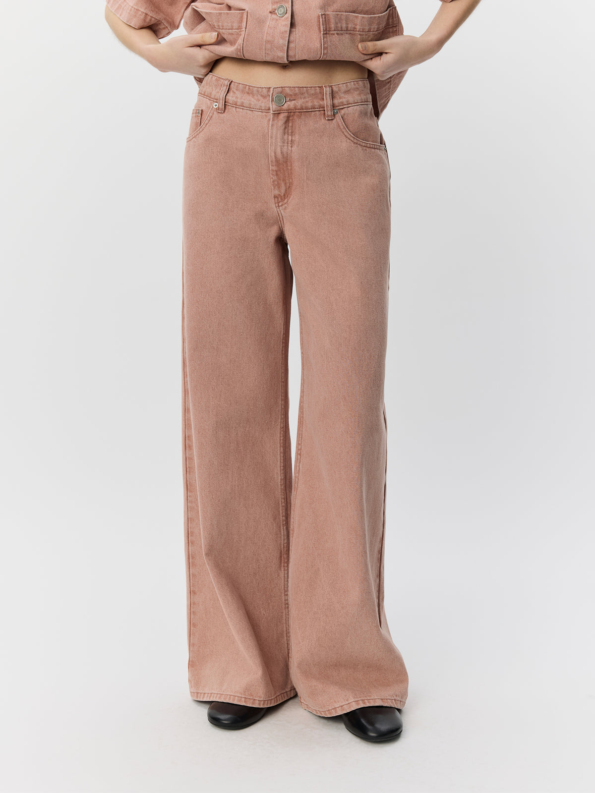 Sofie Schnoor WOMEN OZZISW WIDE LEG JEANS Jeans 9102 Rose Denim